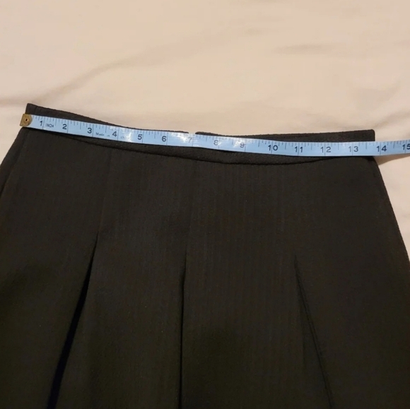 Madewell black Jacquard pleated skirt in pre-owned excellent conditions. Size 0 - Picture 5 of 9